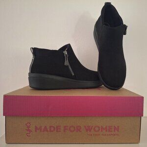 Size 9.5 M RYKA NEW Lyrical Black Bootie